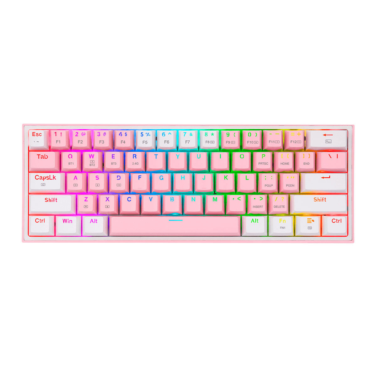 Teclado rosa inalambrico sale