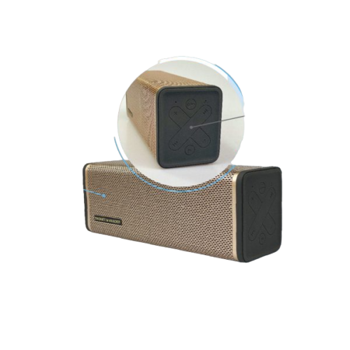 BOCINA PORTATIL BLUETOOTH FREI TOPP HK 096-03620 DORADA 24W