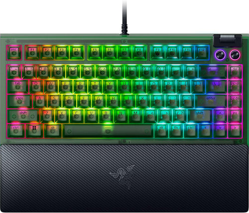 TECLADO BLACKWIDOW V4 75% PHANTOM GREEN HOT-SWAB RZ03-05003400-R3U1