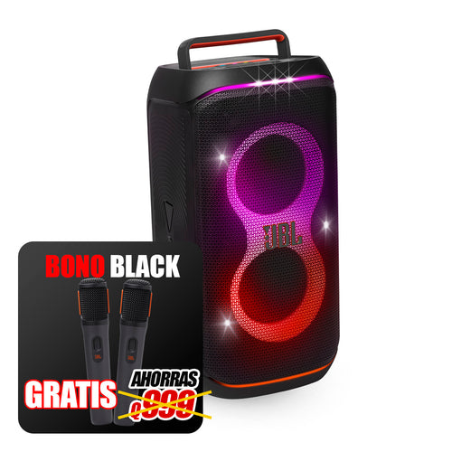 BOCINA INALAMBRICA PARTY BOX CLUB 120 + MICROFONOS INALAMBRICOS