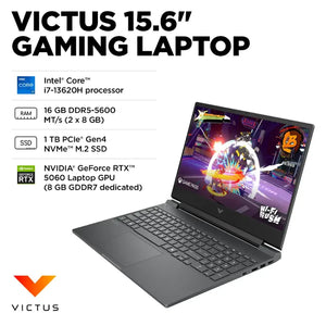 VICTUS 15-FA2787NR I7-13620H 16GB RAM 512GB SSD RTX 5060 8GB 15.6P W11