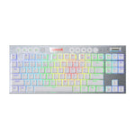 Teclado Redragon Gaming Horus Inalambrico Blanco RGB