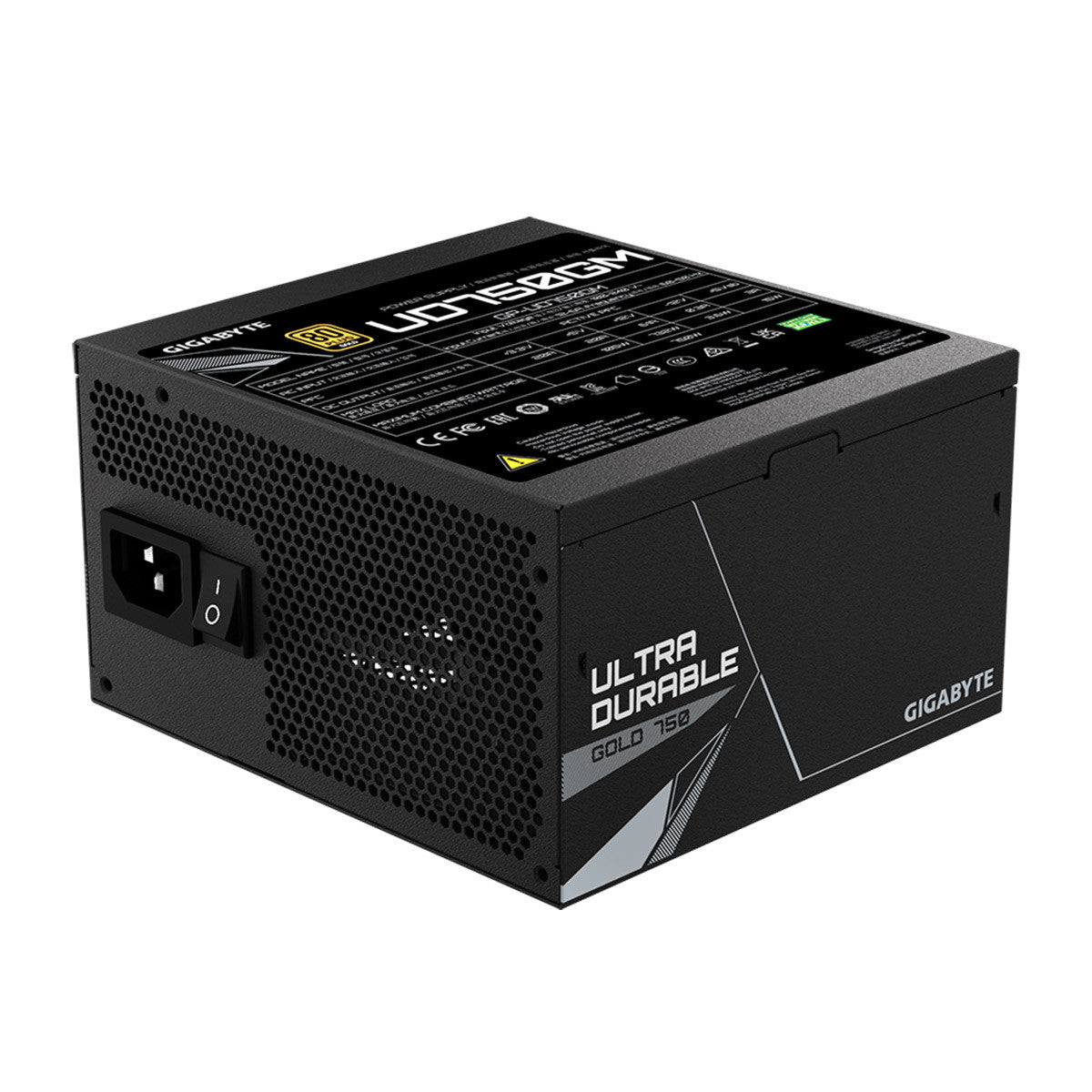 FUENTE DE PODER GIGABYTE 750W 80 PLUS GOLD GP-UD750GM