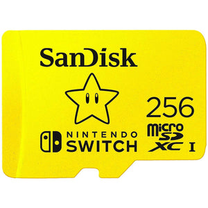 MEMORIA MICRO SD PARA NINTENDO SWITCH 256GB MARIO