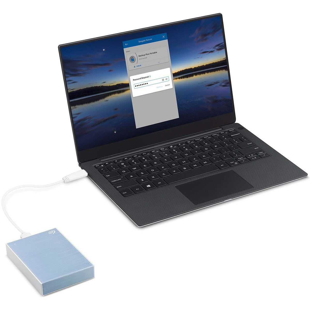 DISCO EXTERNO ONE TOUCH SLIM 1TB 2.5 STKB1000402 BLUE