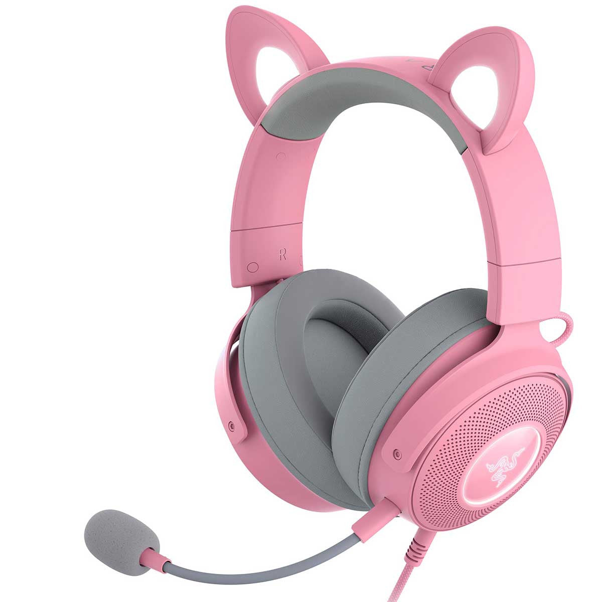 AUDIFONO GAMER KRAKEN KITTY V2 PRO QUARTZ ROSA USB