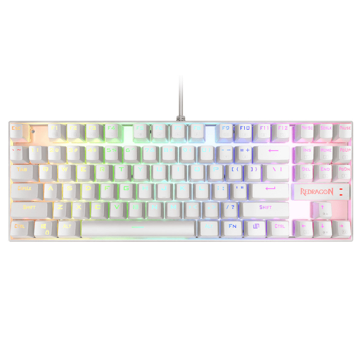 TECLADO GAMING MECANICO KUMARA RGB TKL K552 - BLANCO