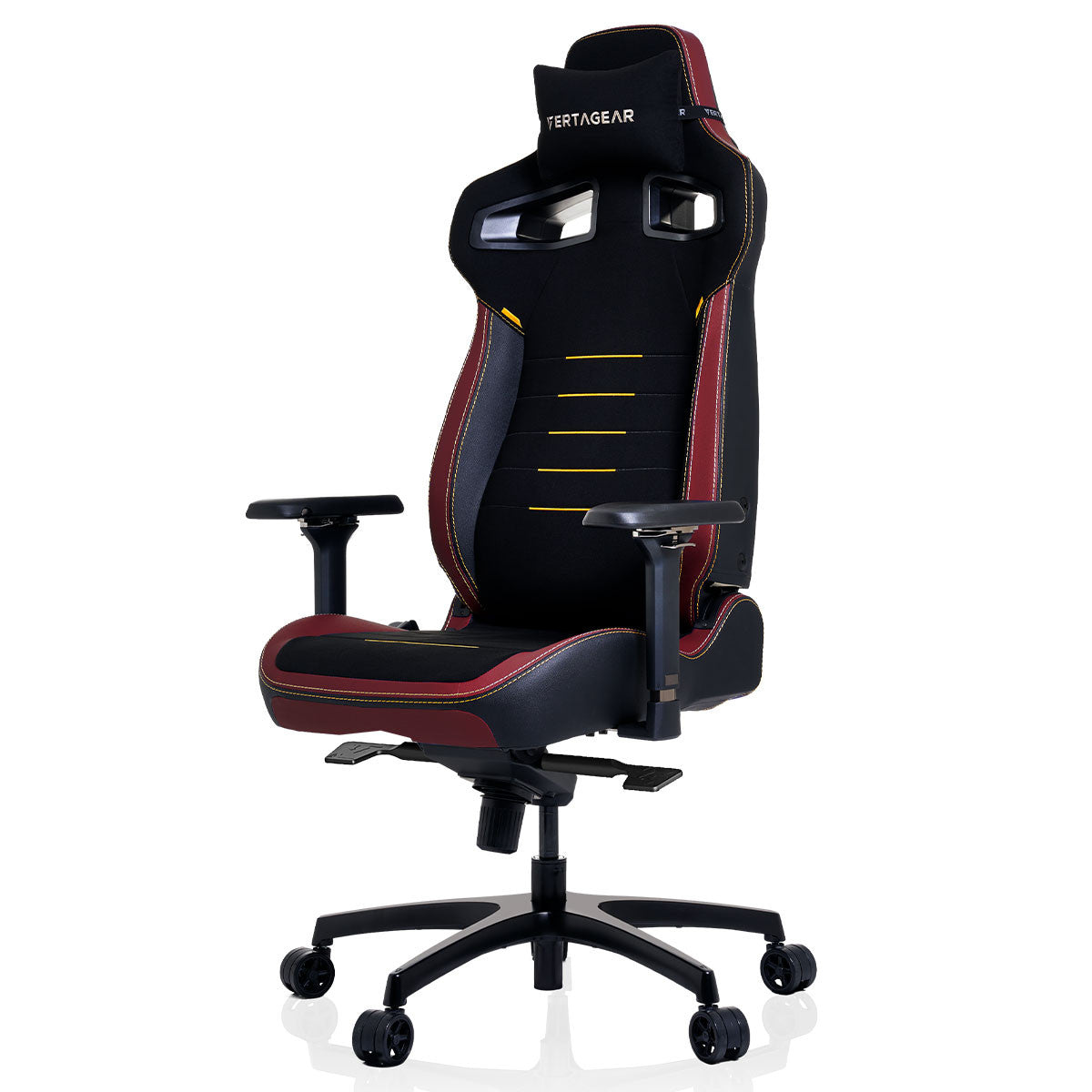 SILLA GAMING PL4800 BLACK BURGUNDY RED