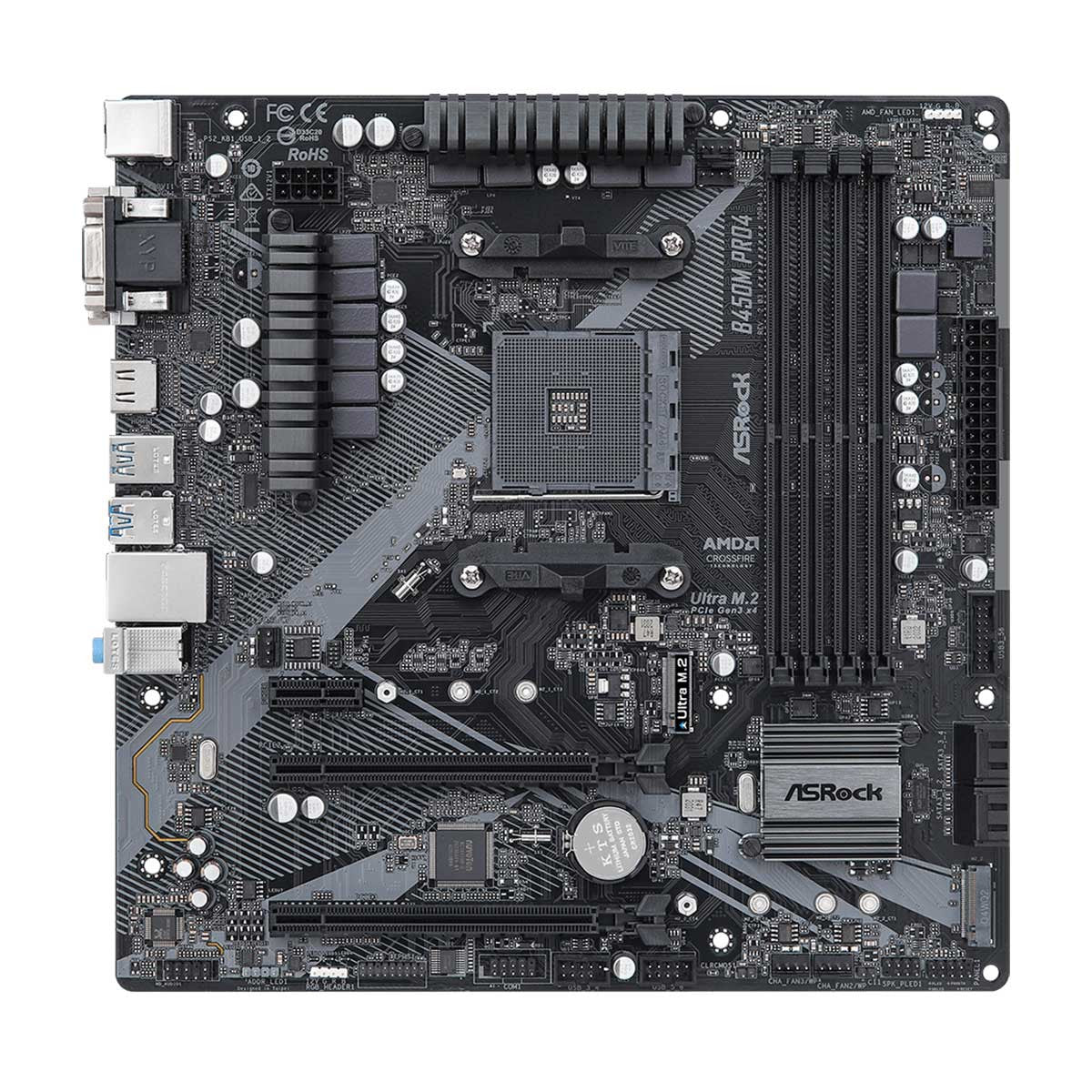 MOTHERBOARD B450M PRO4 R2.0 AM4