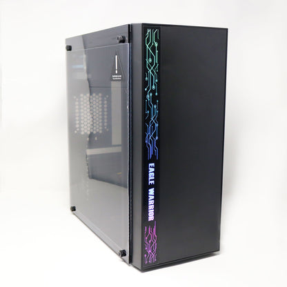 CASE EAGLE WARRIOR CG-I7Z3 GLASS RGB FRONTAL