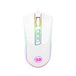 MOUSE GAMING USB COBRA RGB M711 - BLANCO