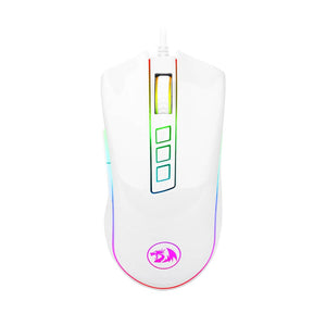 MOUSE GAMING USB COBRA RGB M711 - BLANCO