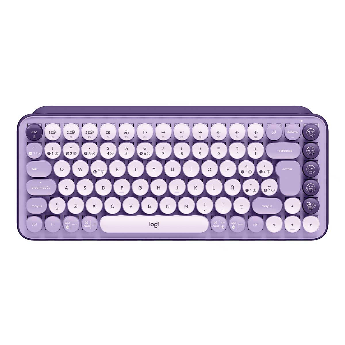 TECLADO MECANICO INALAMBRICO POP KEYS LILA