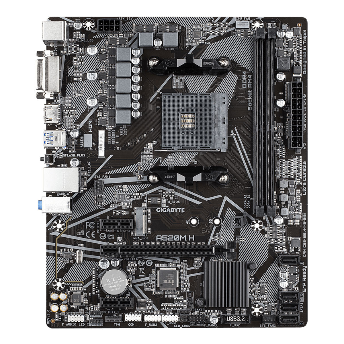 MOTHERBOARD A520M H AM4