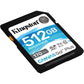 MEMORIA SD 512GB CANVAS GO PLUS 170MB