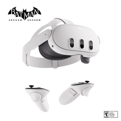 LENTES DE REALIDAD VIRTUAL META QUEST 3 4K 512GB JUEGO INCLUIDO BATMAN