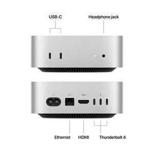MAC MINI MU9E3LL/A M4 16GB RAM 512GB SSD 2 PULGADAS