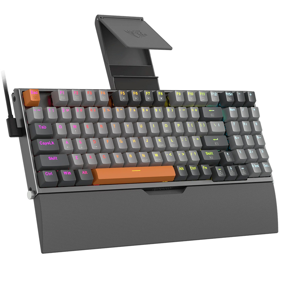 TECLADO GAMING OLAF RED SWITCH MECANICO HOT SWAP K648GG