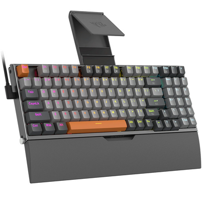 TECLADO GAMING OLAF RED SWITCH MECANICO HOT SWAP K648GG