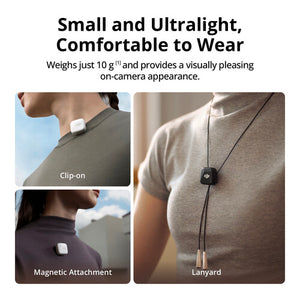 MICROFONO INALAMBRICO CON CLIP MIC MINI INFINITY WHITE