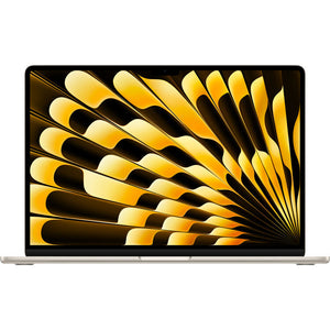 MACBOOK AIR MC6K4LL/A M4 CHIP 24GB RAM 512GB SSD 15.3P, 12MP IOS STARLIGHT