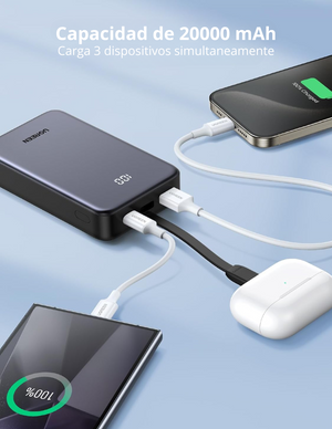 POWER BANK PB505 NEXODE 20000MHA DISPLAY 20W NEGRA