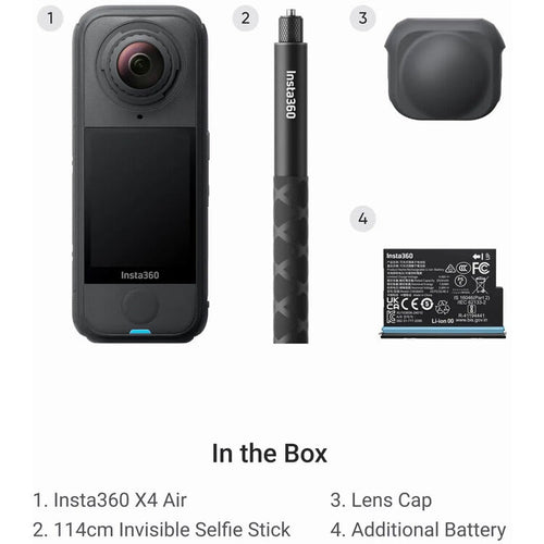 CAMARA X4 AIR 8K 360 STARTER BUNDLE