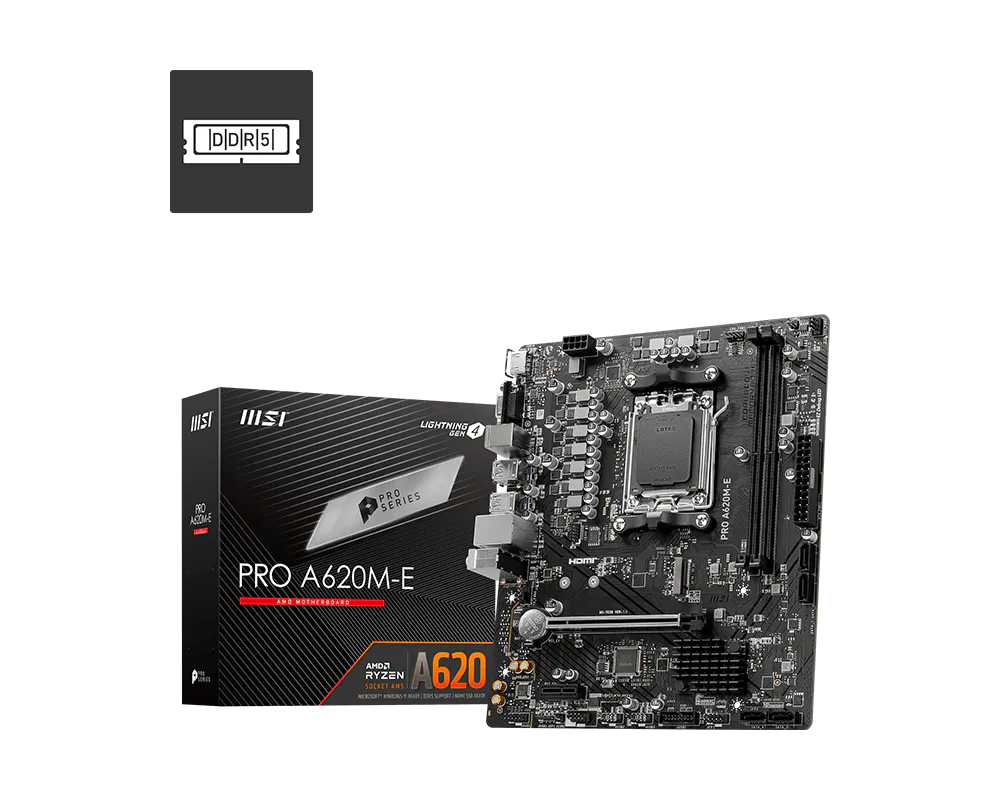MOTHERBOARD PRO A620M-E LGHTNING GEN 4