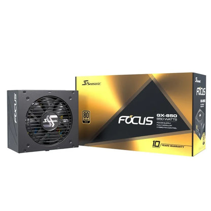 FUENTE DE PODER 850W 80+GOLD FOCUS GX-850 ATX3.0 BLACK