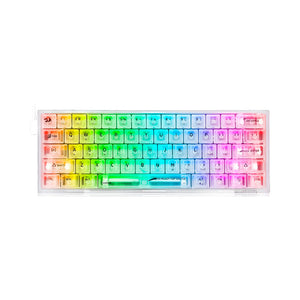 TECLADO GAMING RGB FIZZ K617CT MECANICO INGLES SWITCH ROJO BLANCO