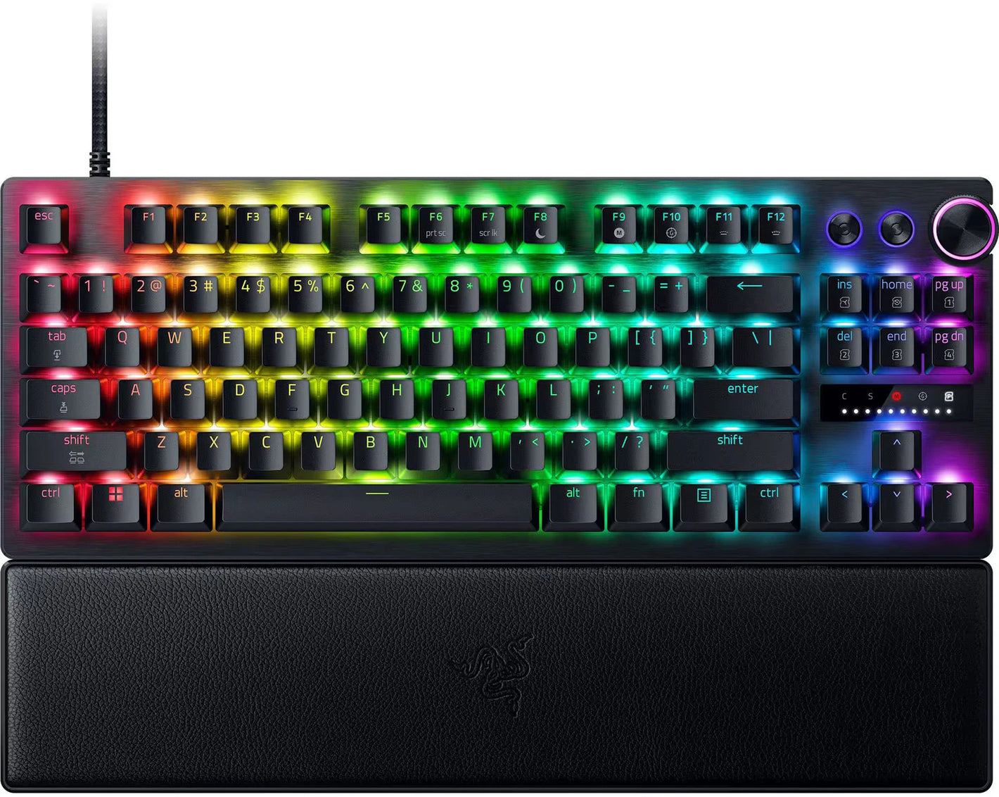 TECLADO HUNTSMAN V3 PRO TKL 8KHZ OPTICO ANALOGO NEGRO RZ03-05520200-R3U1