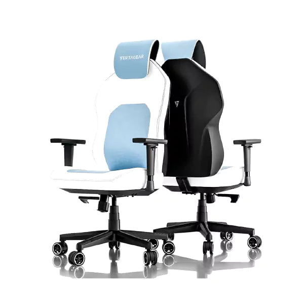 SILLA GAMING VG SL1800 BL WHITE BABY BLUE