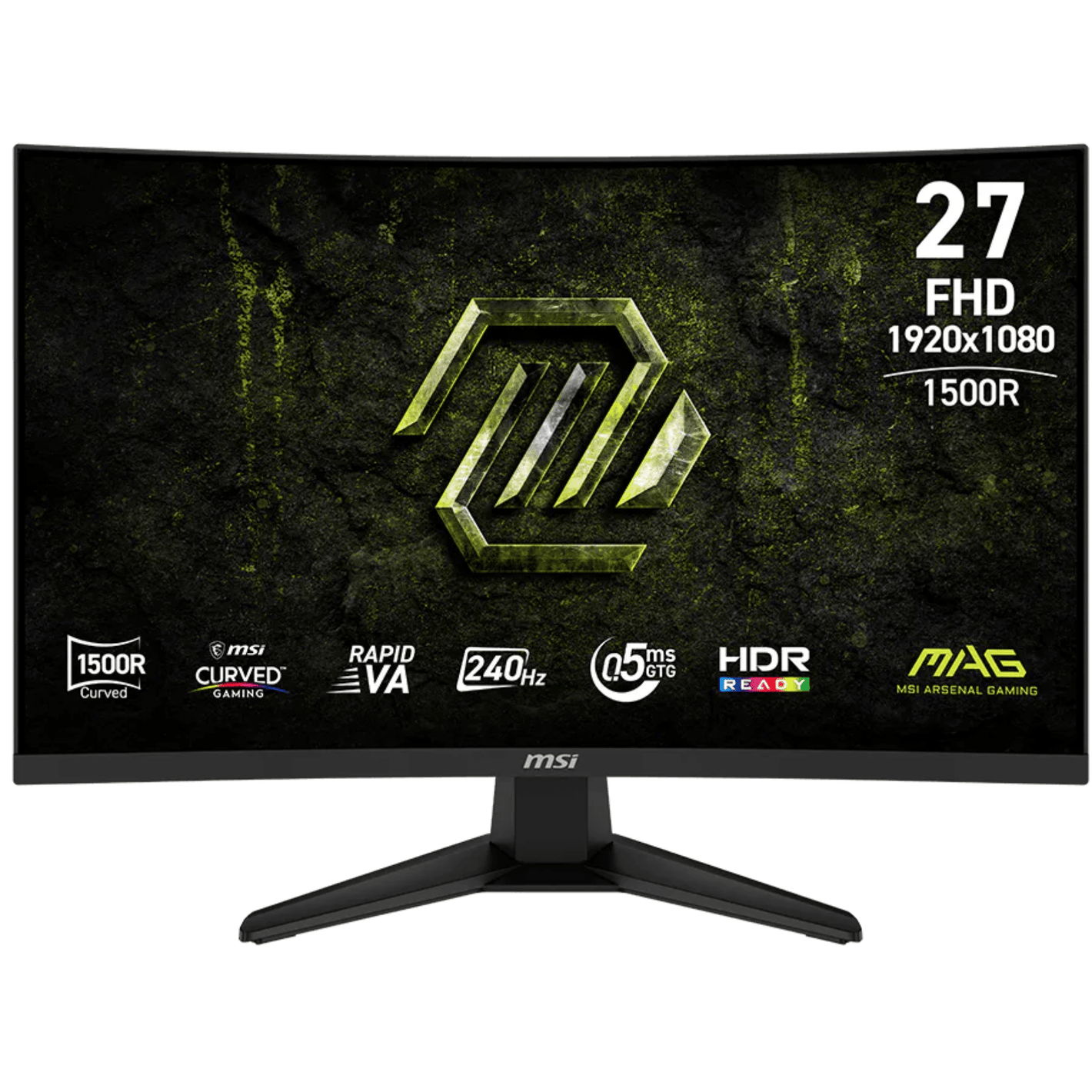 MONITOR MAG 274CF X24 27P 1920X1080 0.5MS CURVO 240HZ