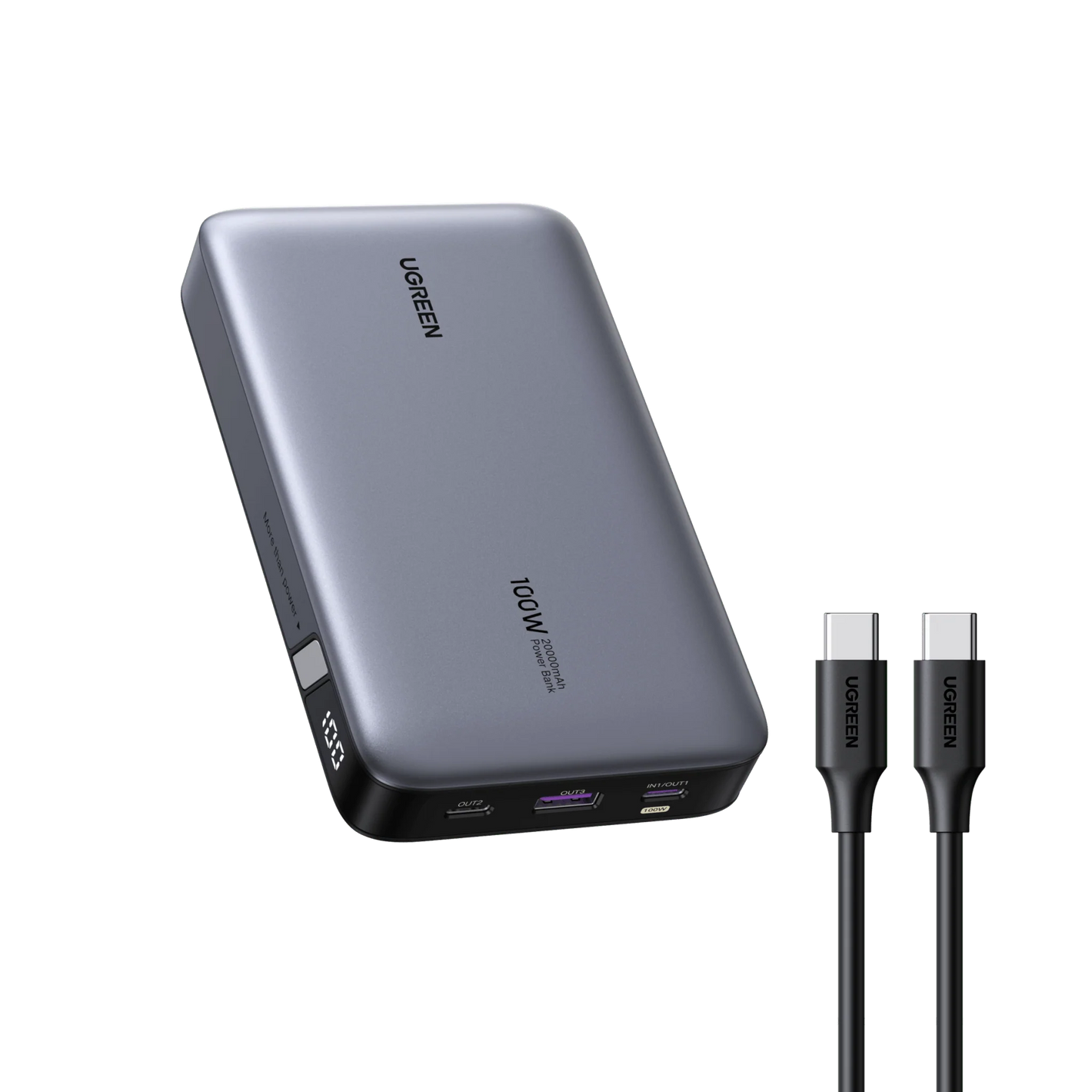 POWER BANK 20000MAH CARGA DOBLE VIA CARGA RAPIDA