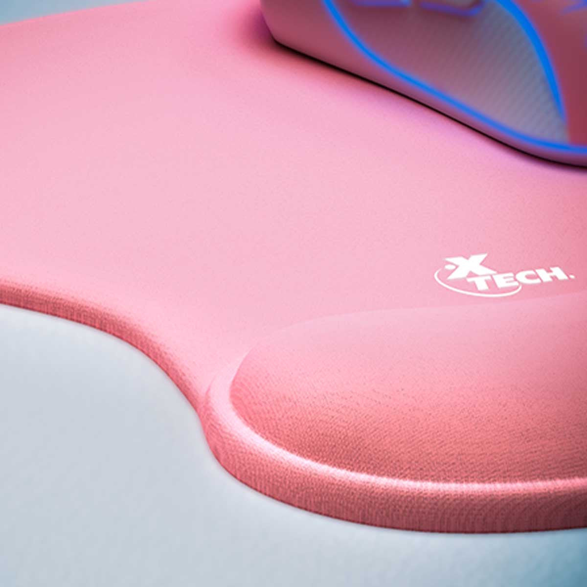 MOUSE PAD GEL XTA-530 COLOR ROSA