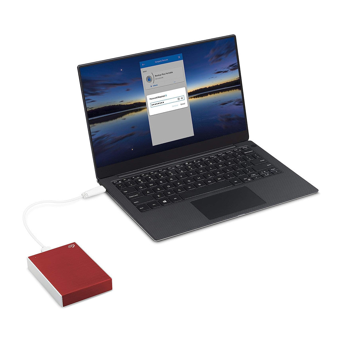 DISCO EXTERNO ONE TOUCH SLIM 1TB 2.5 STKB1000403 RED