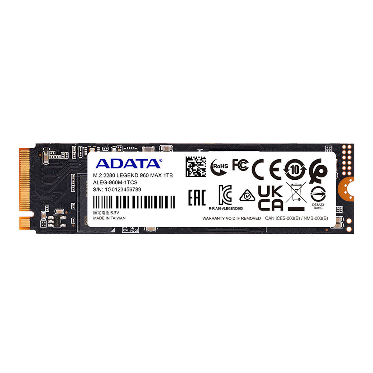 DISCO SOLIDO LEGEND 960 MAX 1TB PCIE GEN4X4 M.2 2280