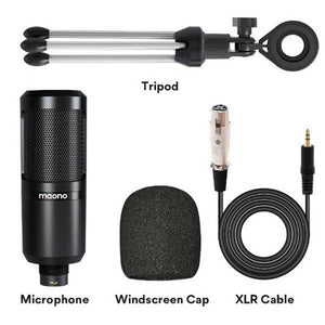 MICROFONO XLR-3.5MM 30HZ AU-PM360TR