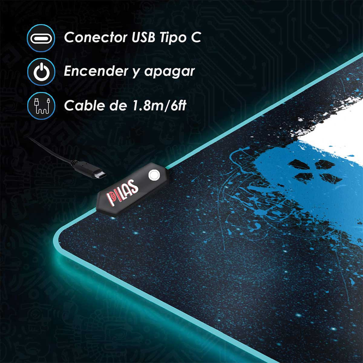 Mouse Pad RGB XL CONTROL GUATE