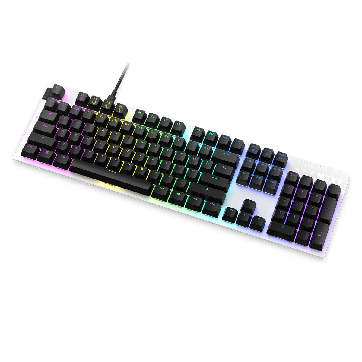 TECLADO GAMING MECANICO FUNCTION BLANCO US-WR ILUMINADO