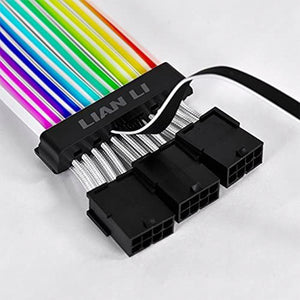 CABLE DE EXTENSION DIRECCIONABLE RGB ARGB 3X8 PIN PLUS V2 WHITE G89.PW12-PV2.00 84