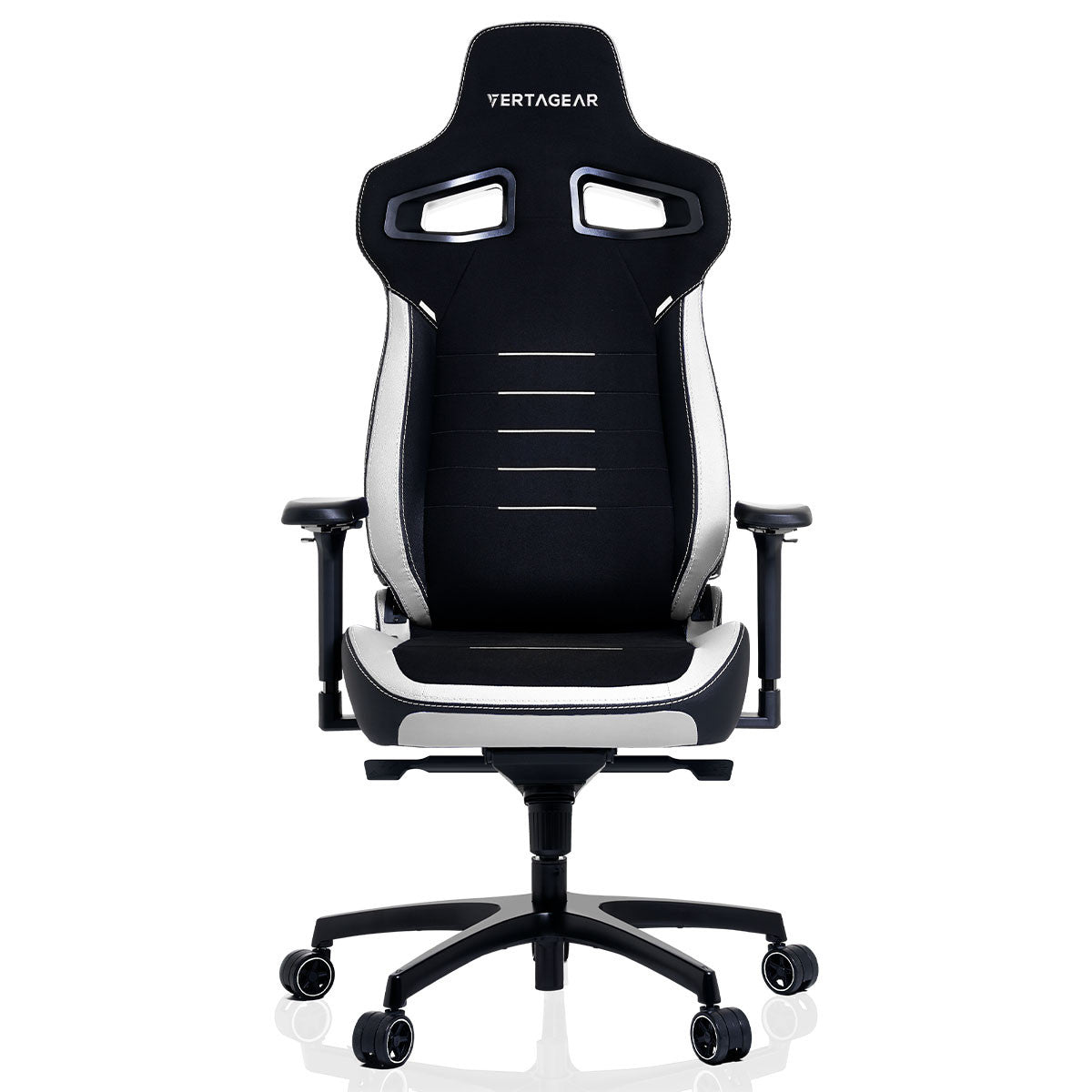 SILLA GAMING PL4800 NEGRO CON BLANCO