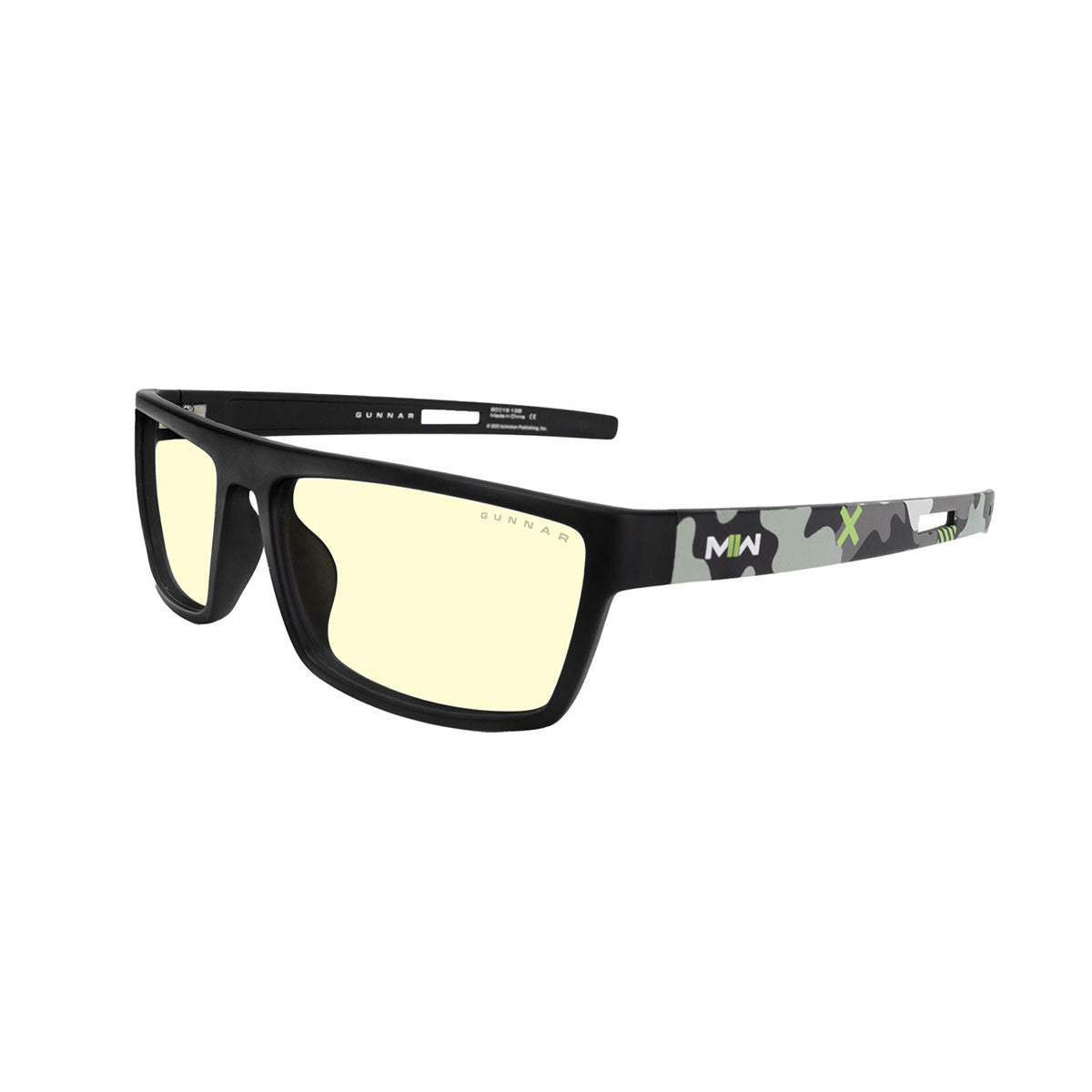 LENTES PARA JUEGOS CON PROTECCION LUZ AZUL TACTICAL CALL OF DUTY AMBER TAC-MW201