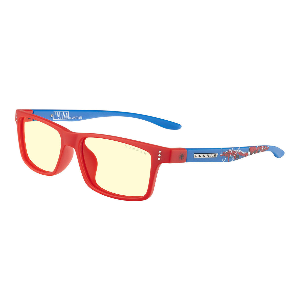 LENTES PARA JUEGOS CON PROTECCION LUZ AZUL CRUZ KIDS SPIDER-MAN AMBER CRU-11813