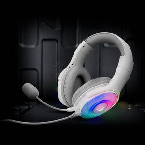 AUDIFONO GAMING PANDORA RGB H350W - BLANCO