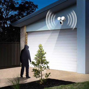 CAMARA DE SEGURIDAD SMART PARA EXTERIOR CON LUZ LC1C