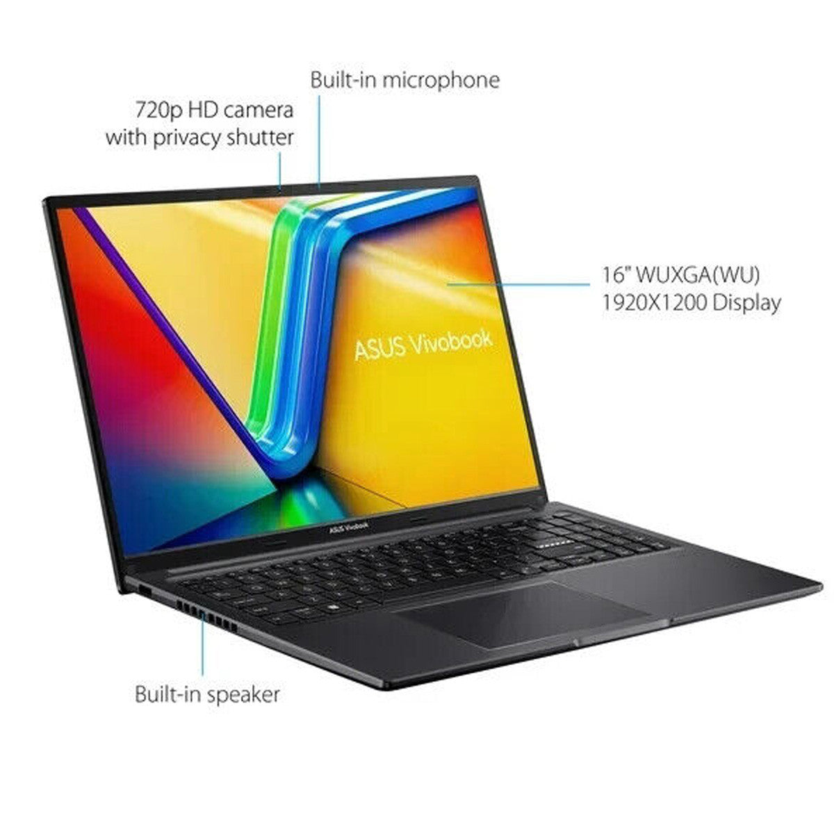 VIVOBOOK F165ZA-WS74 I7-1255U 16GB RAM 512GB SSD W11 BLACK