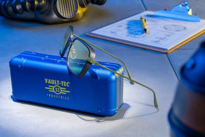 LENTES PARA JUEGOS CON PROTECCION LUZ AZUL FALLOUT VAULT 33 AMBER