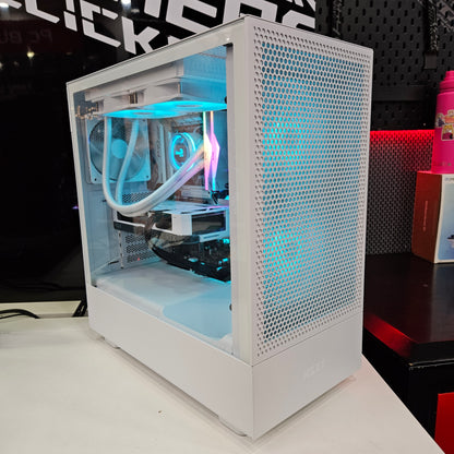 Pc Build - Intel Core i5-12400F, 32GB RAM DDR5, 1TB SSD, Nvidia RTX 4060ti 8GB, Enfriamiento liquido Aero Cool Oasis, PSU 700W Aero Cool, Case NZXT H5 White