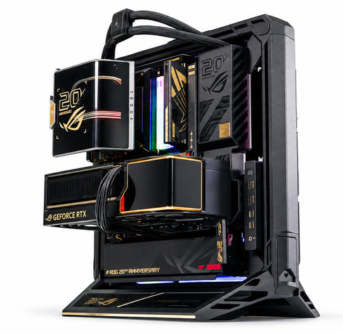 PC GAMING ASUS ROG 20TH ANNIVERSARY EDITION RYZEN 9 9950X3D 64GB RAM 2TB SSD RTX 5090 32GB GDDR7 1600W W11 PRO
